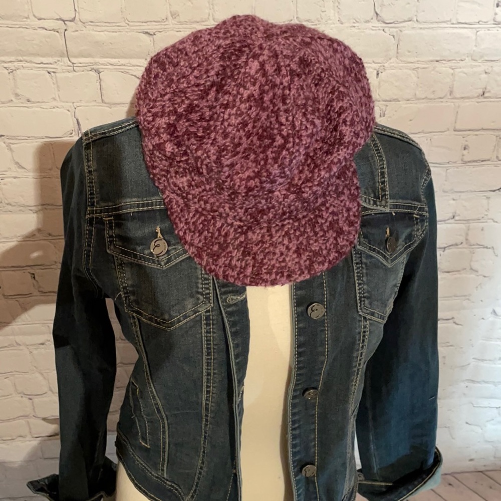 Never worn two tone purple Andre Diffusion hat